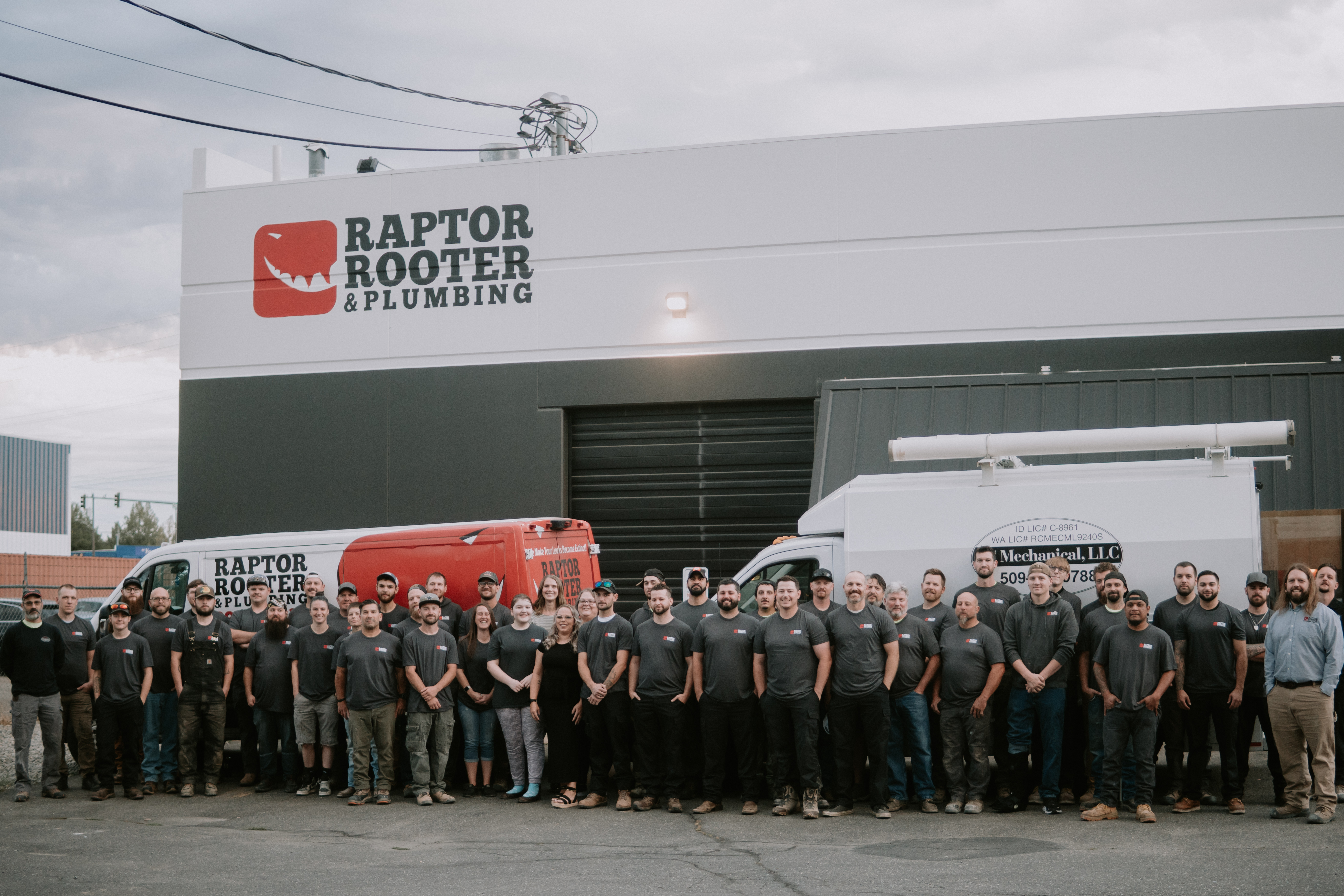 Raptor Rooter plumbing team